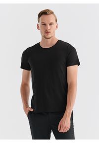 Pako Lorente - PAKO LORENTE – T-shirt P000B-TX-007-C-S. Okazja: na co dzień. Materiał: bawełna, elastan. Wzór: gładki. Styl: casual