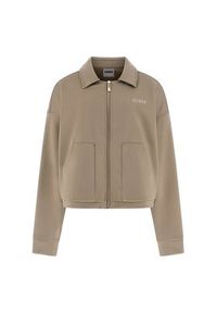 Guess Kurtka przejściowa 177289 Brązowy Classic Fit. Kolor: brązowy
