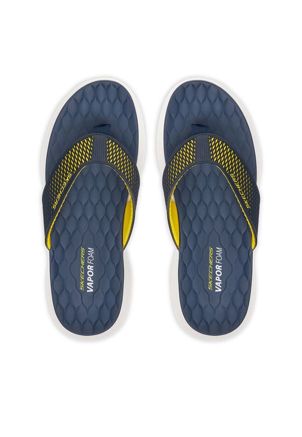 skechers - Japonki Skechers. Kolor: niebieski