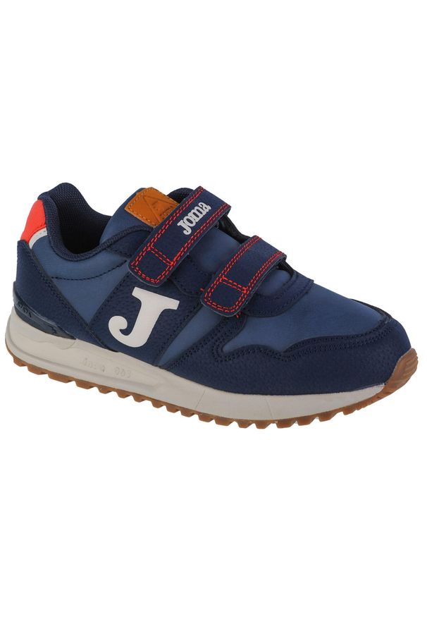 Joma - Buty sportowe Sneakersy chłopięce, 200 Jr 22 J200W. Kolor: niebieski. Sport: turystyka piesza