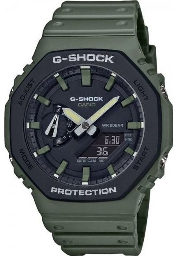 Zegarek Casio ZEGAREK MĘSKI CASIO G-SHOCK OCTAGON GA-2100SU-3AER (zd139e)