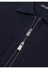 Pako Lorente - PAKO LORENTE - Rozpinany kardigan w kolorze granatowym. Okazja: na co dzień. Kolor: niebieski. Materiał: poliester, poliamid, wiskoza. Wzór: gładki. Sezon: jesień. Styl: casual #8