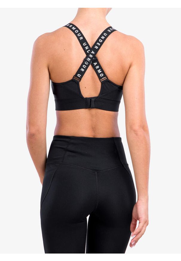Stanik fitness cardio Under Armour Infinity High. Kolor: czarny. Sport: fitness