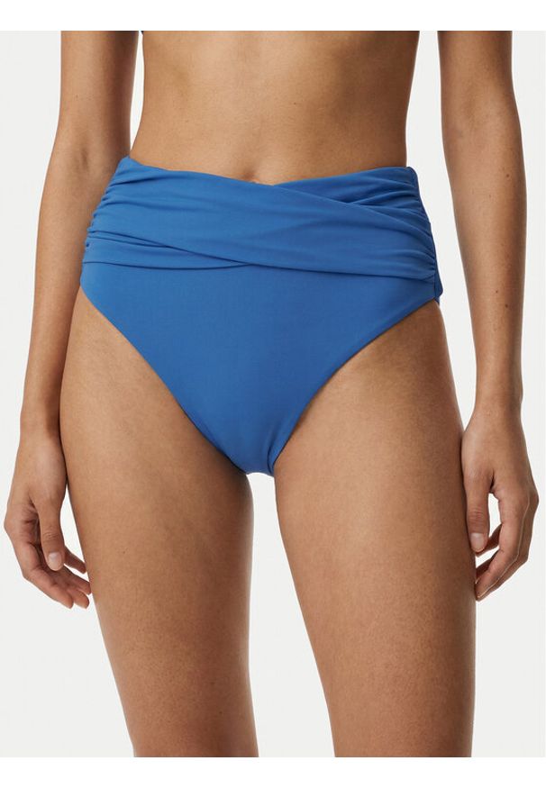 Seafolly Dół od bikini S.Collective 40643-942 Niebieski. Kolor: niebieski. Materiał: syntetyk