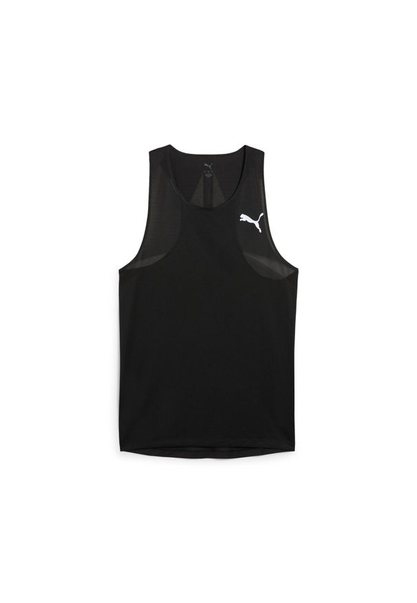 Tank top Puma Raceday Ultraspun. Kolor: czarny. Długość rękawa: bez rękawów. Sport: bieganie