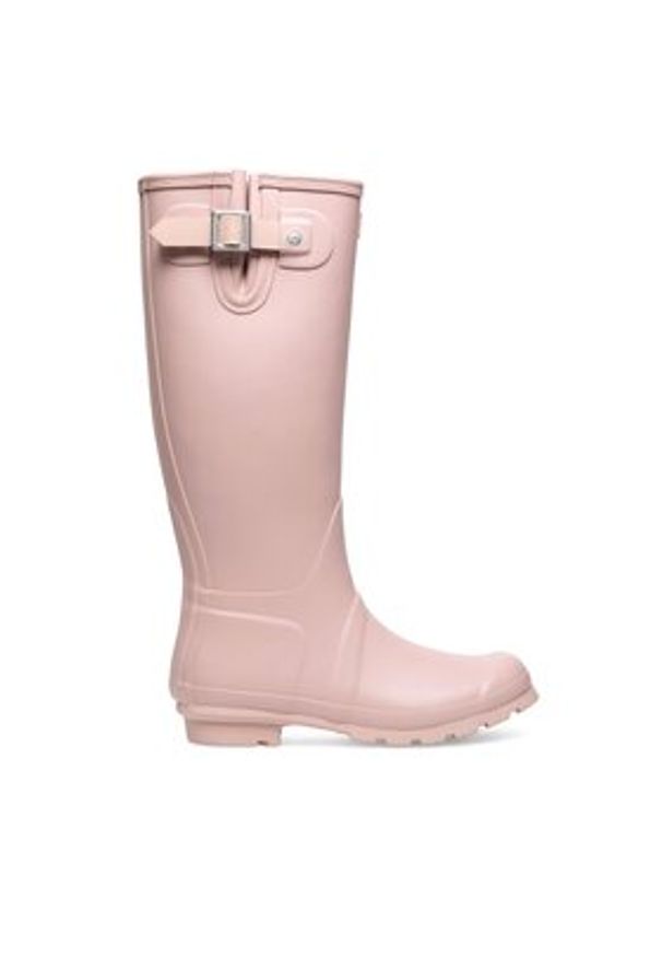 Hunter Kalosze HFW-006 Różowy. Kolor: różowy. Materiał: kauczuk, syntetyk