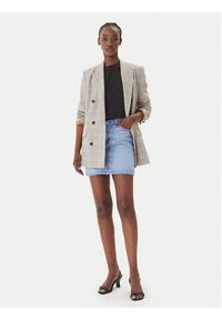 Hugo - HUGO Spódnica jeansowa Gatalie 50559749 Niebieski Regular Fit. Kolor: niebieski. Materiał: bawełna #3