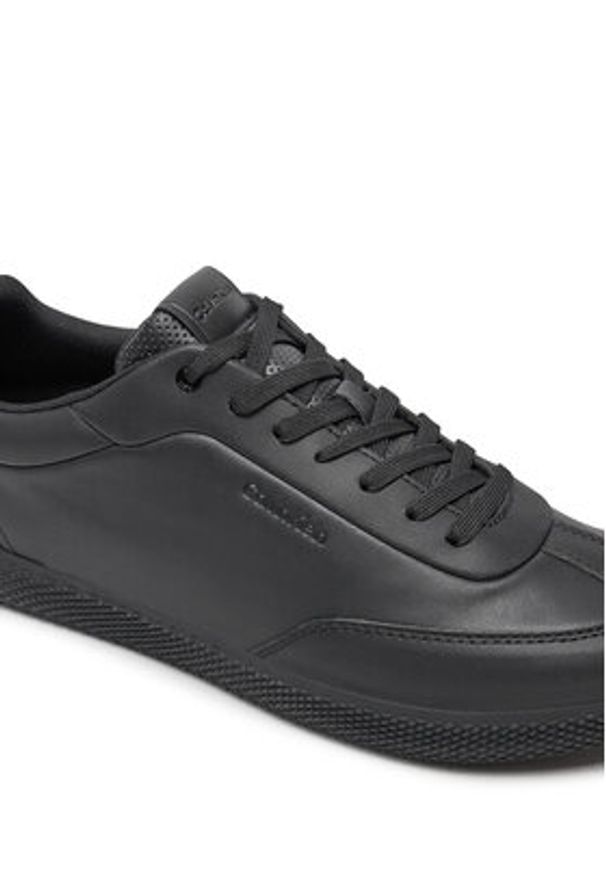 Calvin Klein Sneakersy Low Top Lace Up Lth HM0HM01790 Czarny. Kolor: czarny. Materiał: skóra