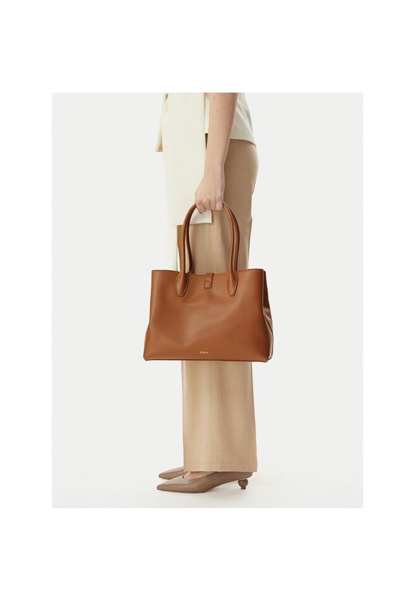 Torebka Furla. Kolor: brązowy