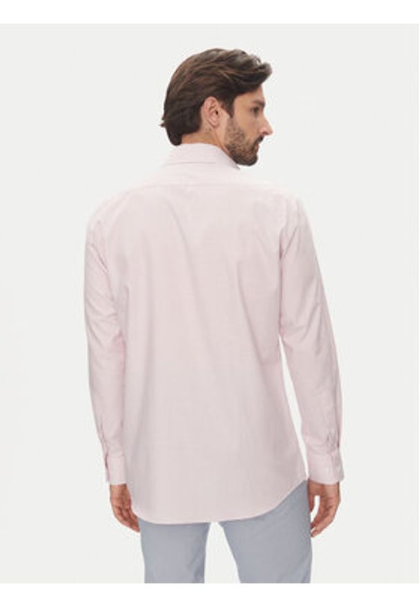 Pierre Cardin Koszula C6 11004.0406 Różowy Modern Fit. Kolor: różowy. Materiał: bawełna