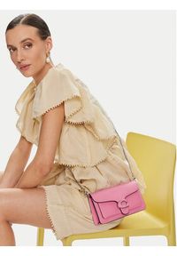 Coach Torebka Tabby Chain Clutch CJ350 LHWPU Różowy. Kolor: różowy. Materiał: skórzane #5