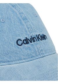 Calvin Klein Czapka z daszkiem Small Monogram LV04K5065G Niebieski. Kolor: niebieski. Materiał: bawełna, materiał #3
