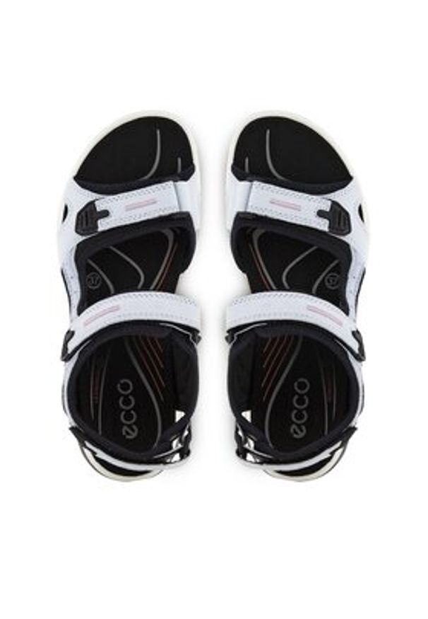 ecco - ECCO Sandały OFFROAD 06956360563 Niebieski. Kolor: niebieski. Materiał: skóra