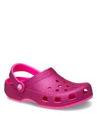 Crocs Klapki Classic Glitter Clog 205942 Różowy. Kolor: różowy