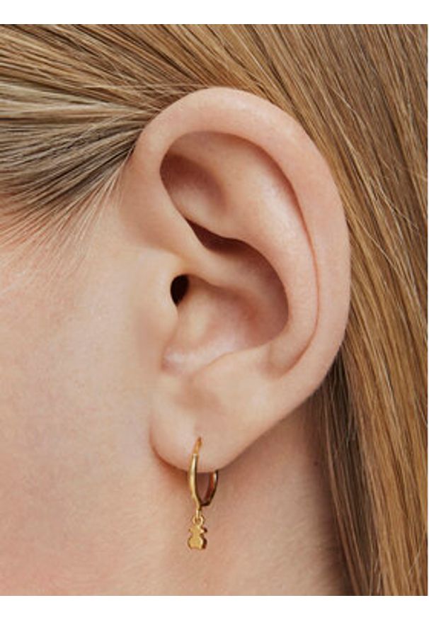 Tous - TOUS Kolczyki Cool Joy 1003189900 Złoty. Materiał: srebrne. Kolor: złoty