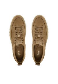 Clarks Sneakersy Torhill Lace 26184418 Brązowy. Kolor: brązowy. Materiał: nubuk, skóra #3