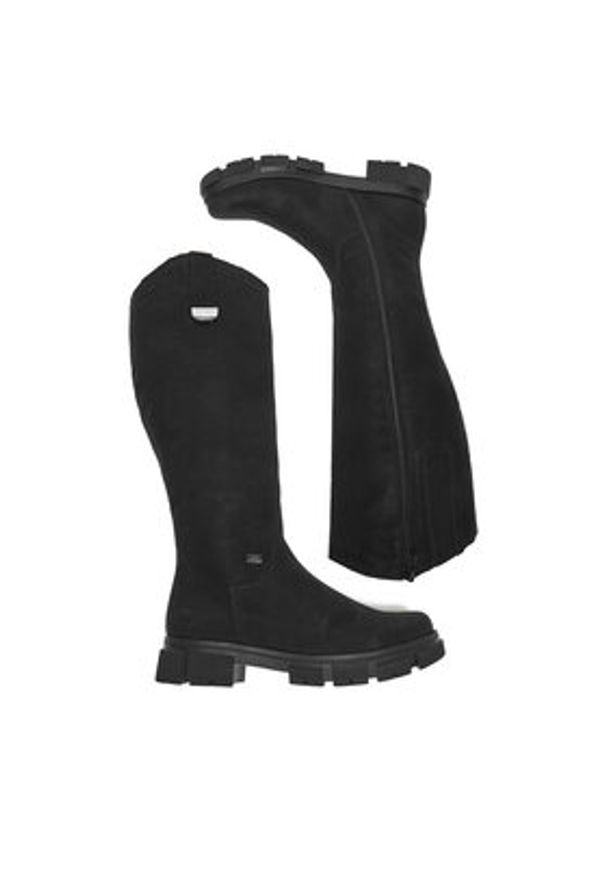 Rieker Kozaki CEO-Y7190-00 Czarny. Kolor: czarny. Materiał: materiał, syntetyk