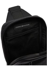 TOMMY HILFIGER - Tommy Hilfiger Saszetka Embossed Flag Sling Bag AM0AM14191 Czarny. Kolor: czarny. Materiał: skóra #2