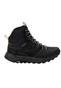 Buty trekkingowe męskie Jack Wolfskin Terraquest Mid Texapore. Wysokość cholewki: za kostkę. Zapięcie: sznurówki. Kolor: czarny. Materiał: syntetyk, tkanina, materiał. Szerokość cholewki: normalna