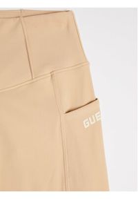 Guess Spodnie materiałowe Brigit V3GB03 MC04Z Beżowy Slim Fit. Kolor: beżowy. Materiał: syntetyk, materiał #6
