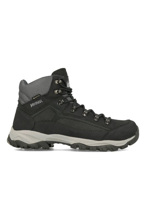 Buty trekkingowe męskie MEINDL Baltimore GTX z membraną Gore-tex. Kolor: czarny. Technologia: Gore-Tex