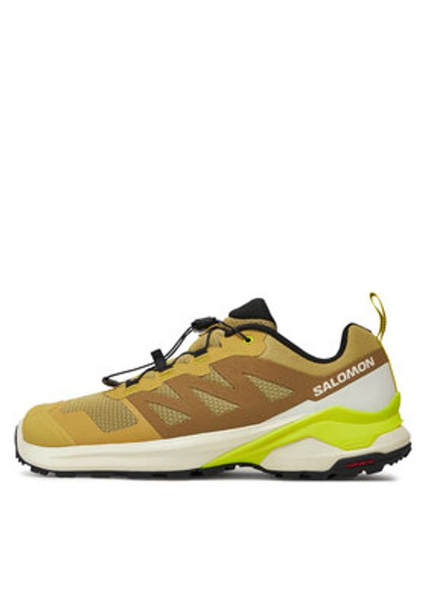 salomon - Salomon Buty do biegania X-Adventure L47451300 Khaki. Kolor: brązowy. Materiał: materiał
