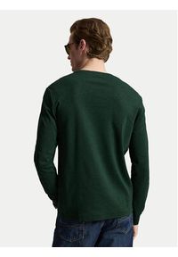 Polo Ralph Lauren Sweter 710760121501 Zielony Regular Fit. Typ kołnierza: polo. Kolor: zielony. Materiał: bawełna #3