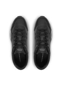 TOMMY HILFIGER - Tommy Hilfiger Sneakersy Maxlite 1A FM0FM05740 Czarny. Kolor: czarny. Materiał: skóra #4