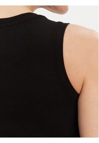 Fracomina Top FP25ST2001J40101 Czarny Slim Fit. Kolor: czarny. Materiał: bawełna, wiskoza #4