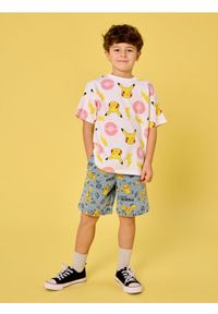 Sinsay - Szorty jeansowe Pokémon - turkusowy. Kolor: turkusowy. Materiał: jeans