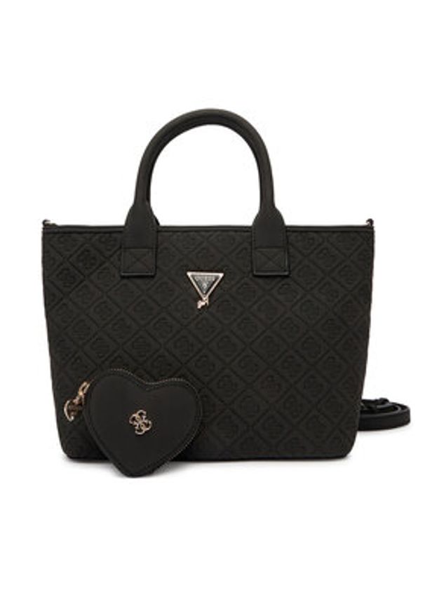 Guess Torebka J6GZ37 WR200 Czarny. Kolor: czarny. Materiał: skórzane