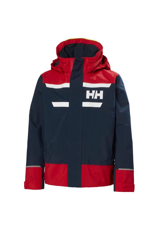 Kurtka wodoodporna dla dzieci Helly Hansen Salt port 2.0. Kolor: niebieski. Styl: młodzieżowy