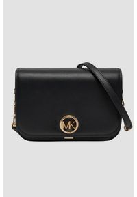 Michael Kors - MICHAEL KORS Czarna torebka MD CHN MSGR. Kolor: czarny. Materiał: skórzane. Styl: elegancki #1