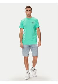 DC Shoes T-Shirt Chain Gang Tss ADYZT05348 Zielony Regular Fit. Kolor: zielony. Materiał: bawełna