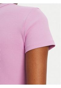 Hugo - HUGO T-Shirt Easy 50523924 Różowy Slim Fit. Kolor: różowy. Materiał: bawełna