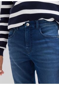 bonprix - Dżinsy dresowe slim fit, prosta nogawka. Kolor: niebieski #3