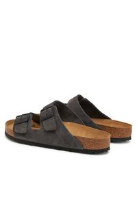 Birkenstock Klapki 1028603 Szary. Kolor: szary. Materiał: skóra, zamsz #5