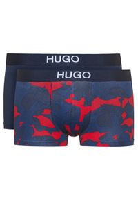 Hugo Komplet 2 par bokserek Trunk Brother 50438751 Granatowy. Kolor: niebieski. Materiał: bawełna