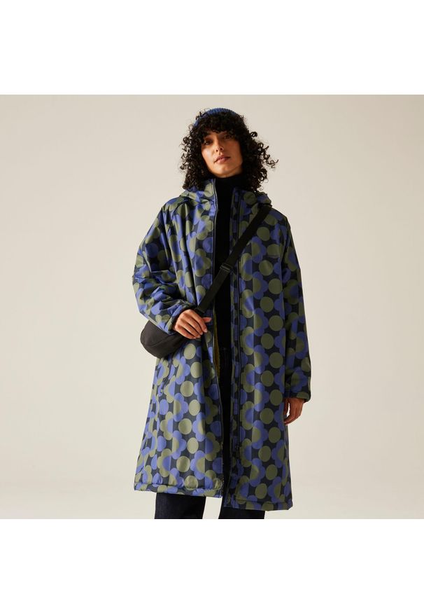 Regatta - Szlafrok damski Orla. Kolor: zielony. Sport: turystyka piesza