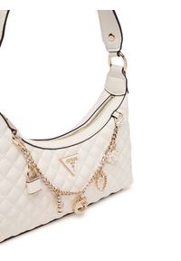 Guess Torebka Everlee HWEG86 79180 Écru. Kolor: kremowy. Materiał: skórzane #4