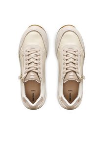 Geox Sneakersy D Bulmya D65NQB 05422 C5322 Beżowy. Kolor: beżowy. Materiał: skóra #4