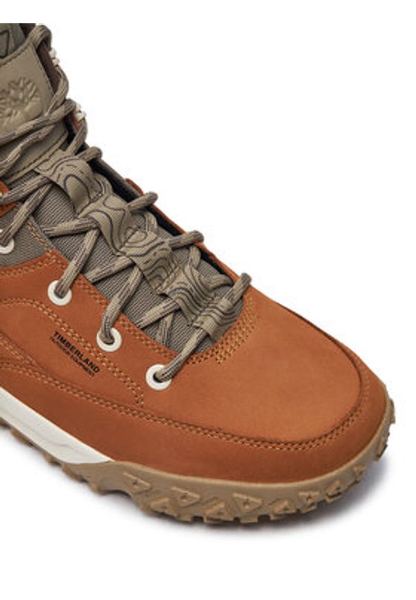 Timberland Sneakersy TB1A62VC2311 Brązowy. Kolor: brązowy. Materiał: skóra