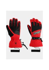 Rękawice Narciarskie Męskie Spyder Overweb Gtx. Kolor: czerwony. Materiał: syntetyk. Sezon: zima. Sport: narciarstwo