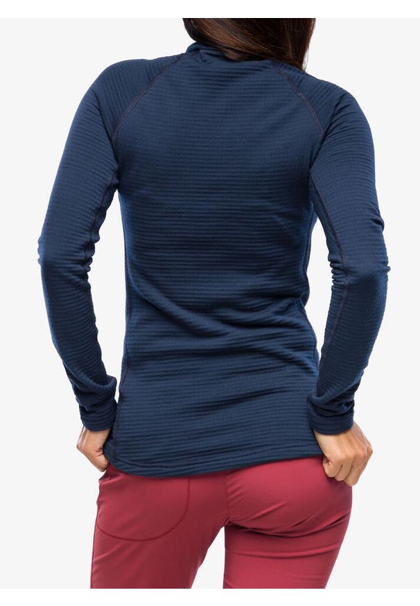 Bluza termiczna damska Houdini Desoli Thermal Half Zip. Kolor: niebieski. Sezon: zima. Sport: narciarstwo