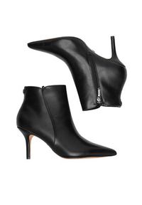 Nine West Botki CEO-RAJA-01 Czarny. Kolor: czarny. Materiał: materiał #5