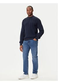 BOSS Sweter Kaktus 50543690 Granatowy Relaxed Fit. Kolor: niebieski. Materiał: bawełna #5