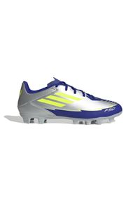 Adidas - Buty piłkarskie adidas F50 Club Messi FG/MG. Kolor: żółty, wielokolorowy, szary. Sport: piłka nożna