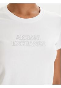 Armani Exchange T-Shirt XW002293 AF17173 U0002 Biały Slim Fit. Kolor: biały. Materiał: bawełna #2