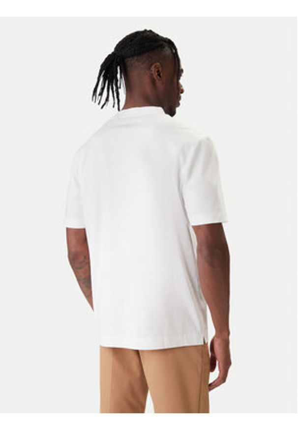 BOSS T-Shirt C-Taut 01 50555844 Biały Regular Fit. Kolor: biały. Materiał: bawełna