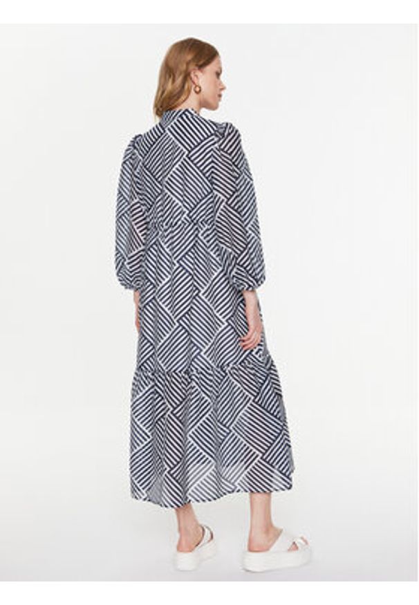 MAX&Co. Sukienka codzienna Renzo 72212023 Granatowy Regular Fit. Okazja: na co dzień. Kolor: niebieski. Materiał: bawełna. Typ sukienki: proste. Styl: casual